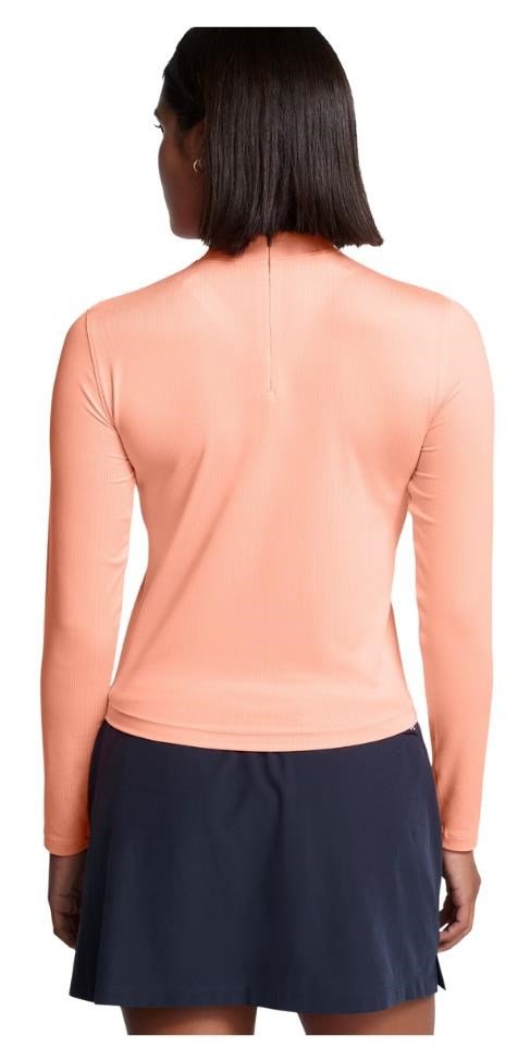 Under Armour Drive Long Sleeve Mock t-shirt femme manches longues, orange flamboyant