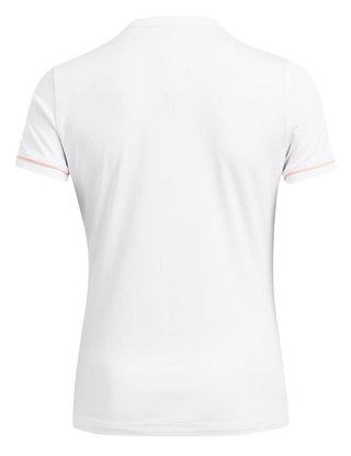 Under Armour Playoff 3.0 Novelty polo femme, blanc/orange flarer