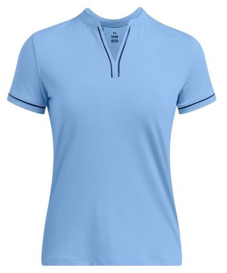Under Armour Playoff 3.0 Novelty polo femme, horizon blue/midnight navy