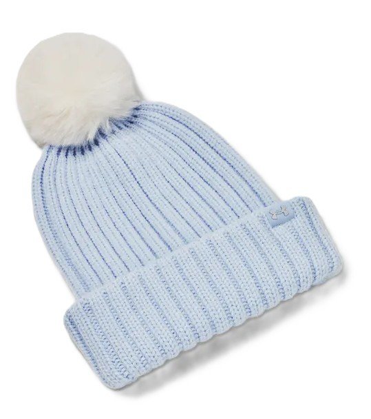 Under Armour Halftime Pom Beanie bonnet d'hiver femme, bleu