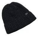 Under Armour Halftime Cable Knit bonnet femme, noir