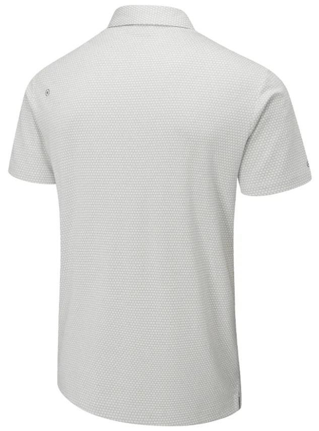 PING Halcyon Honeycomb polo homme, silver multi