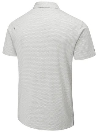 PING Halcyon Honeycomb polo homme, silver multi