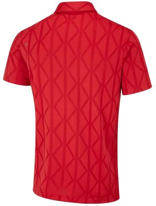 PING Lenny Jacquard polo homme, rich red