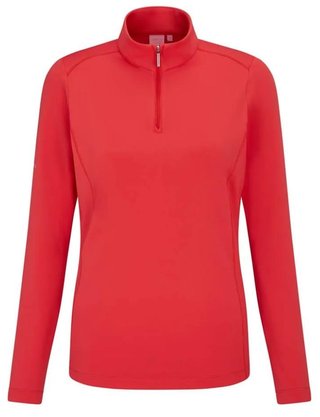 PING Aveline Half Zip femmes sweat, cayenne