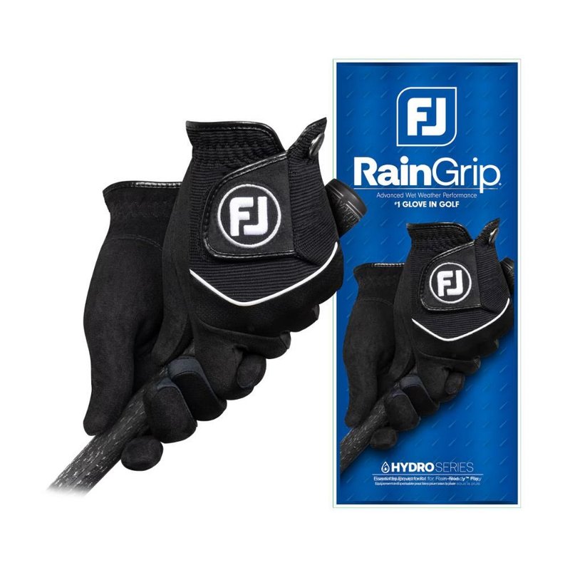FootJoy RainGrip 24 gants de golf homme paire, noir