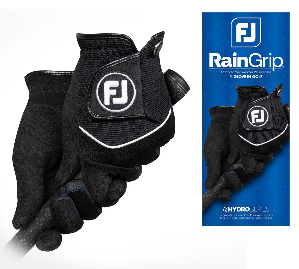 FootJoy RainGrip gant femme (1 paire), noir