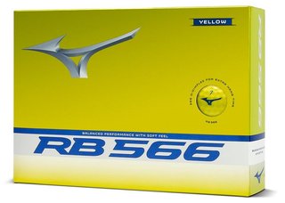 Mizuno RB 566 balles de golf, jaunes