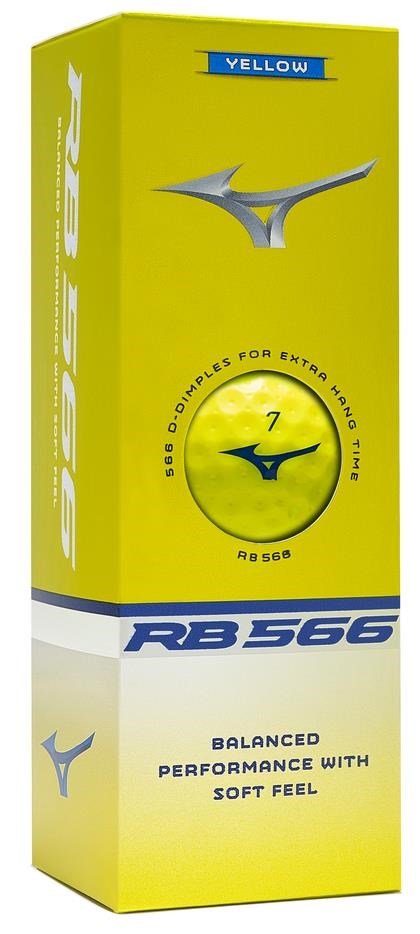 Mizuno RB 566 balles de golf, jaunes