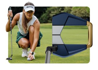 TaylorMade Kalea Gold Spider S putter femme