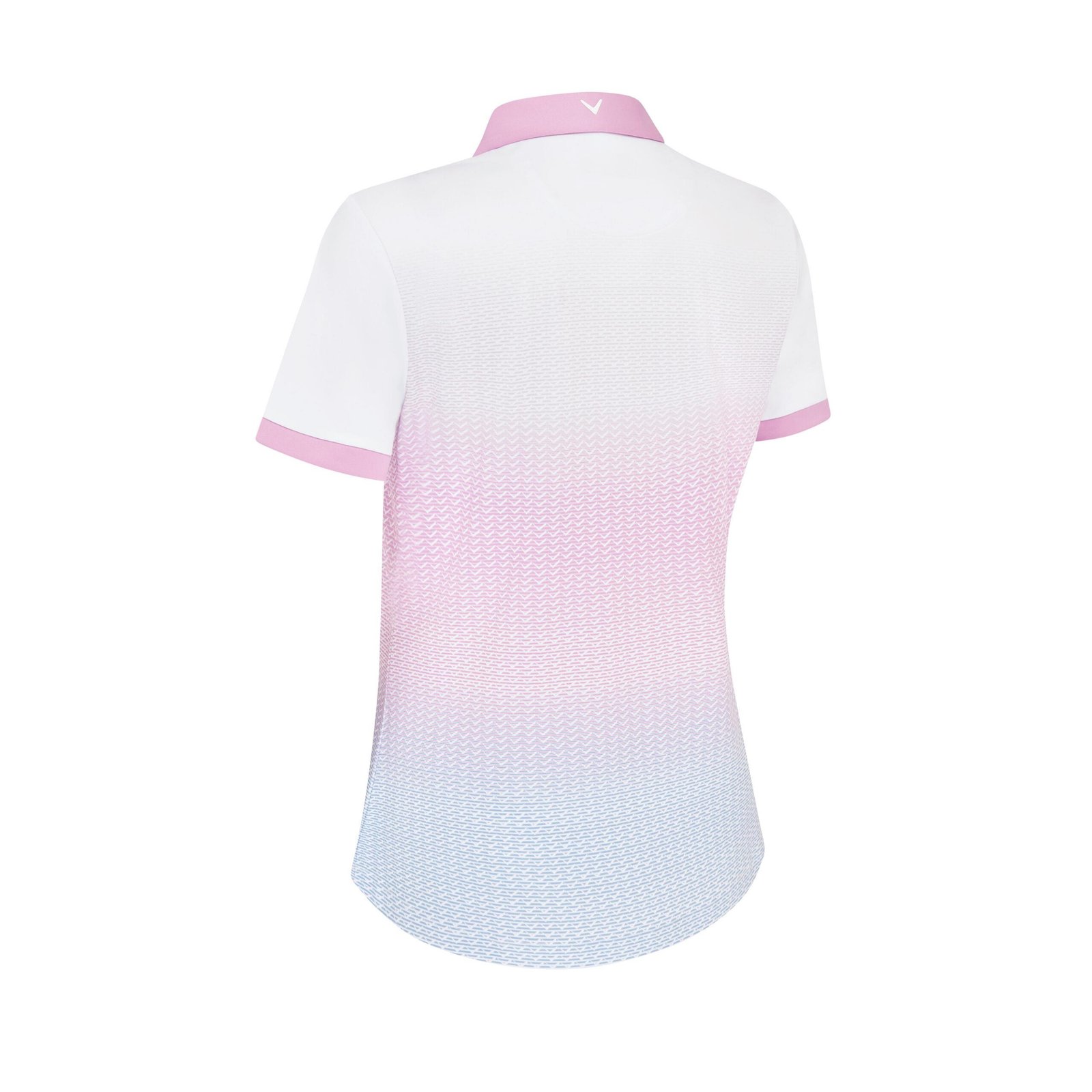 Callaway Chev Gradient polo femme manches courtes, brilliant white