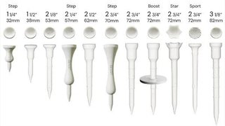 Lignum Ecoline Next Step Tee 70mm (2 3/4"), lot de 12