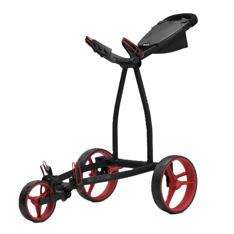 Big Max Blade IP 2.0 chariot manuel de golf, noir/rouge