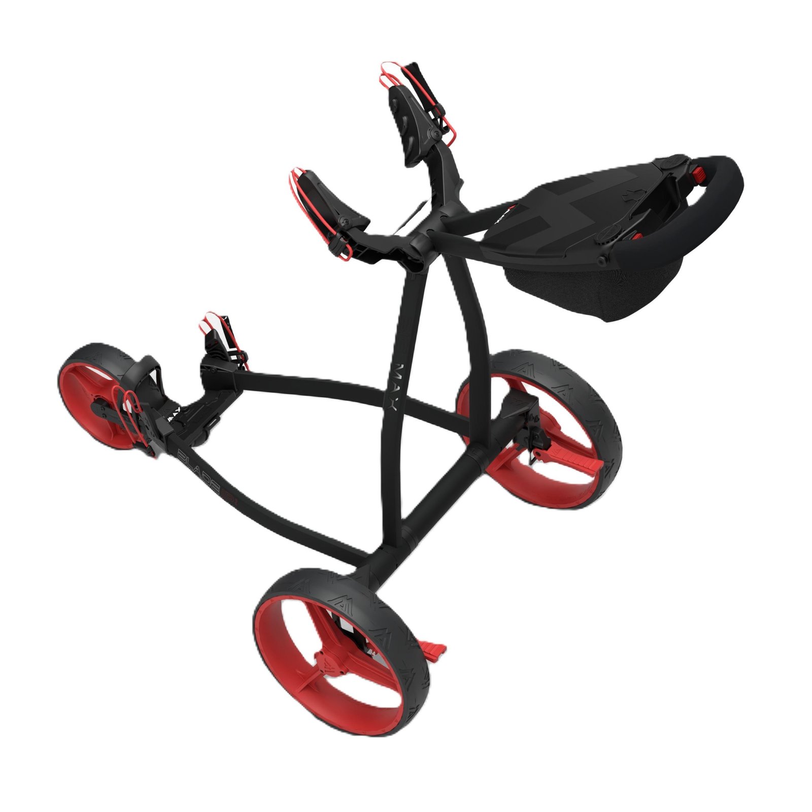 Big Max Blade IP 2.0 chariot manuel de golf, noir/rouge