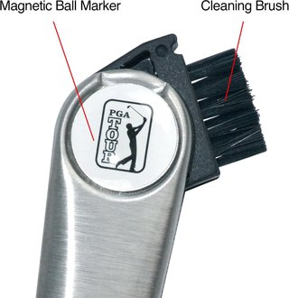 PGA Tour Multi-Tool Outil Polyvalent outil à divot, argenté