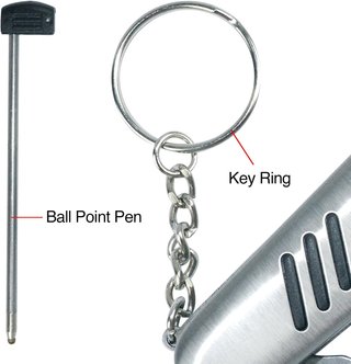 PGA Tour Multi-Tool Outil Polyvalent outil à divot, argenté