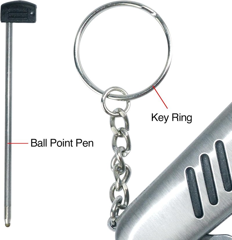 PGA Tour Multi-Tool Outil Polyvalent outil à divot, argenté