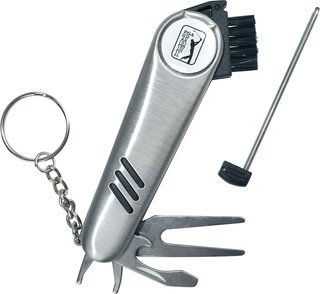 PGA Tour Multi-Tool Outil Polyvalent outil à divot, argenté