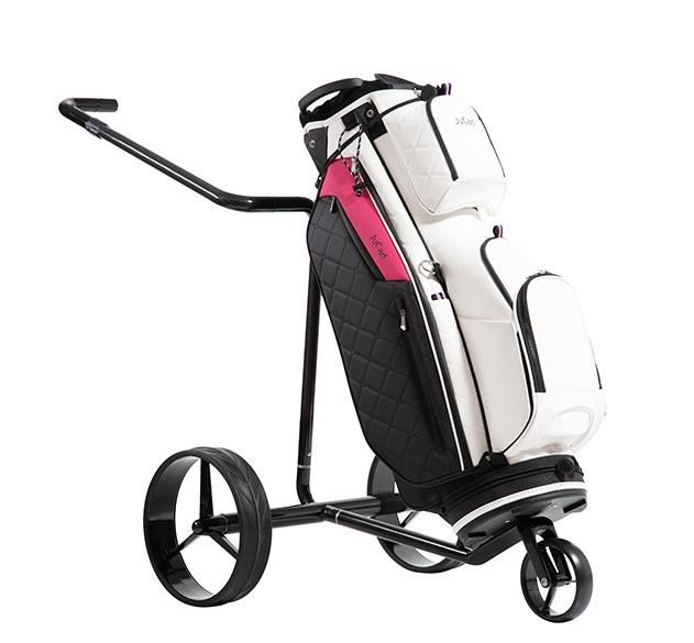 JuCad First Class cart bag, noir/rose