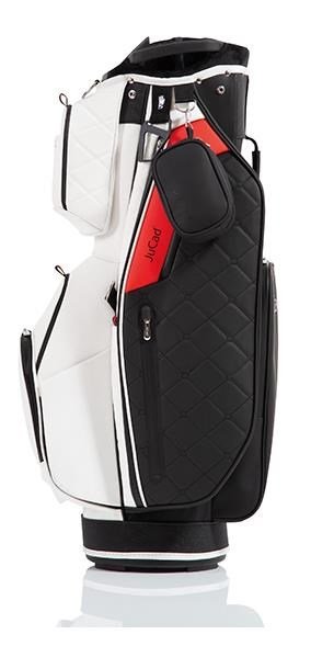 JuCad First Class cart bag, noir-rouge