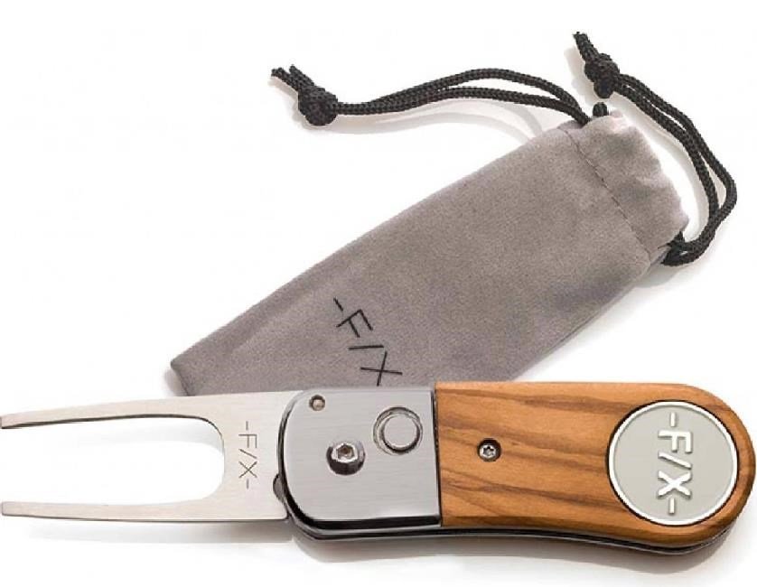 Lignum Lignum F/X pitchwork with marker, olive/chrome