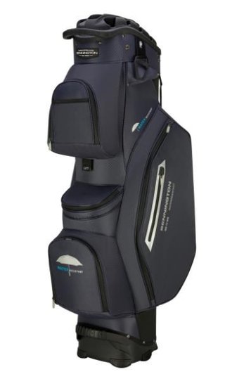 Bennington QO14 Water Resistant cart bag, navy/silver