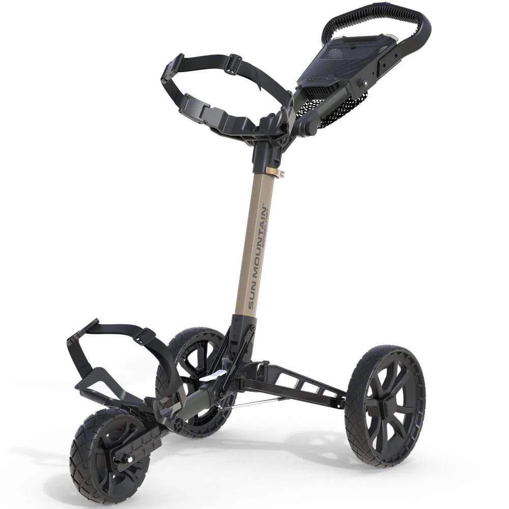 Sun Mountain Ridgeline 3 chariot de golf manuel, sand/hunter