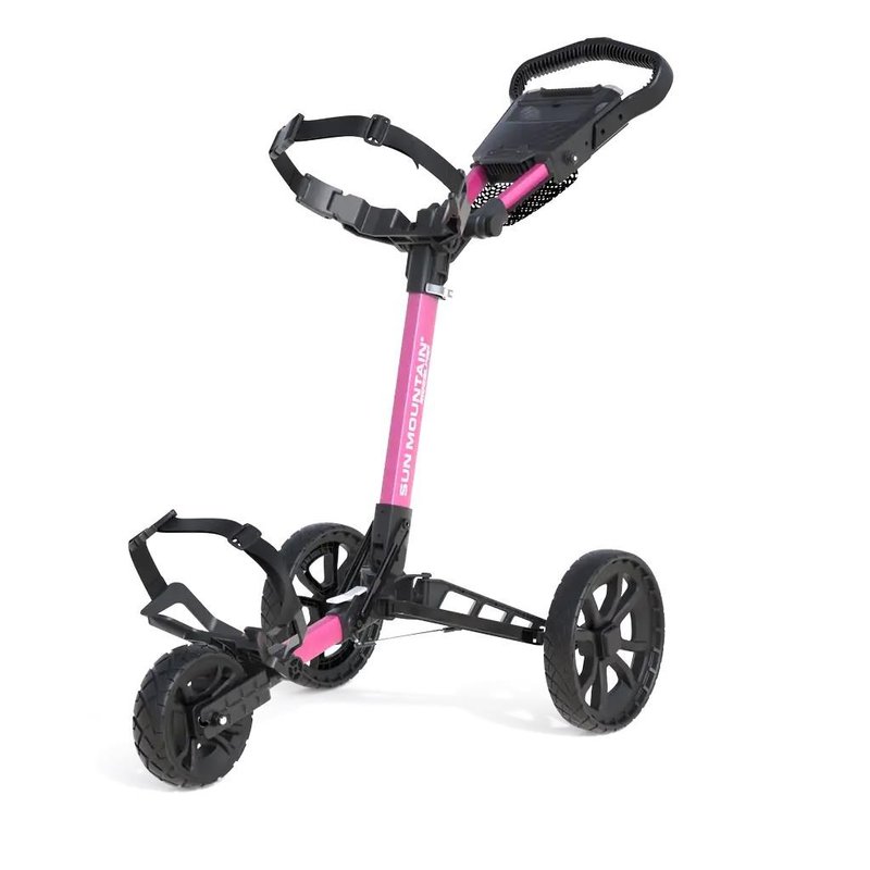 Sun Mountain Ridgeline 3 chariot de golf manuel, rose