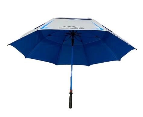 Sun Mountain H2NO Chrome UV parapluie 68", bleu