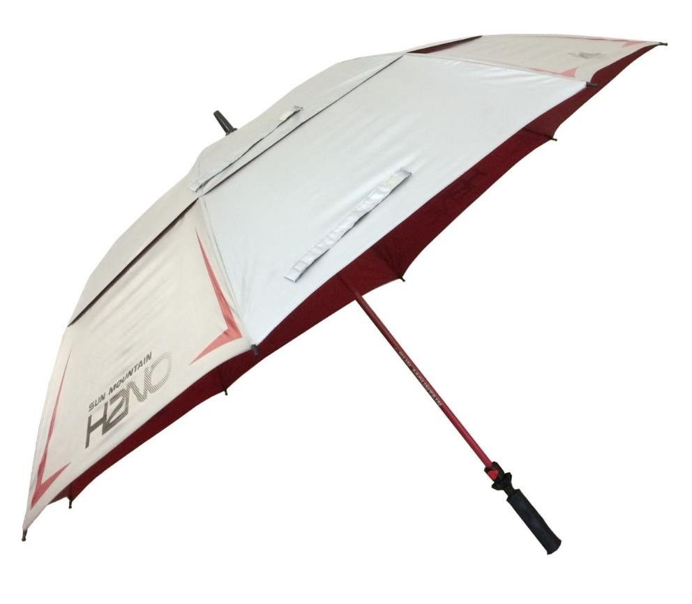 Sun Mountain H2NO Chrome UV parapluie 68" rouge