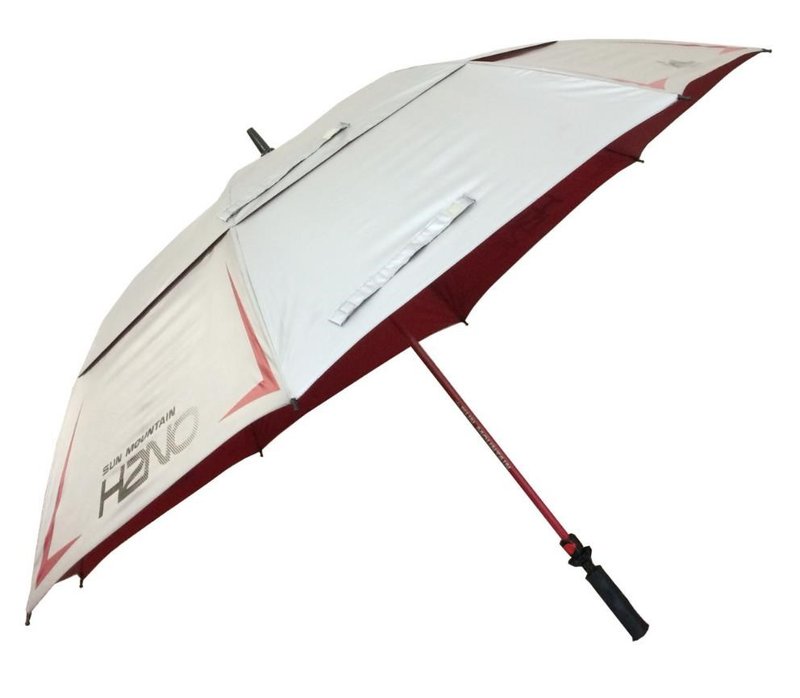 Sun Mountain H2NO Chrome UV parapluie 68" rouge