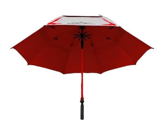 Sun Mountain H2NO Chrome UV parapluie 68" rouge