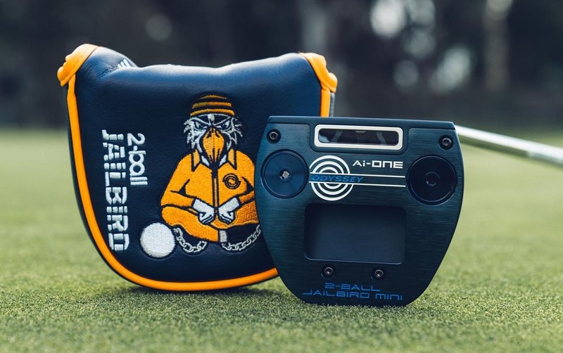 Odyssey Ai-ONE 2-Ball Jailbird Mini DB putter (acier)