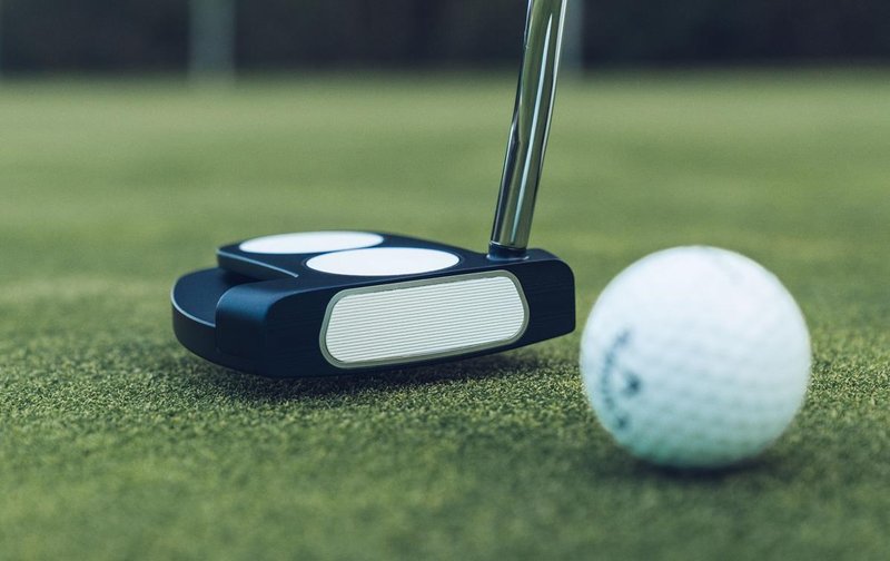 Odyssey Ai-ONE 2-Ball Jailbird Mini DB putter (acier)