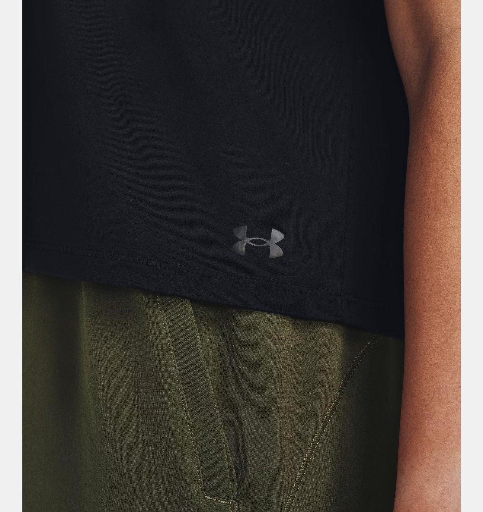 Under Armour Motion Short Sleeve t-shirt femme, noir