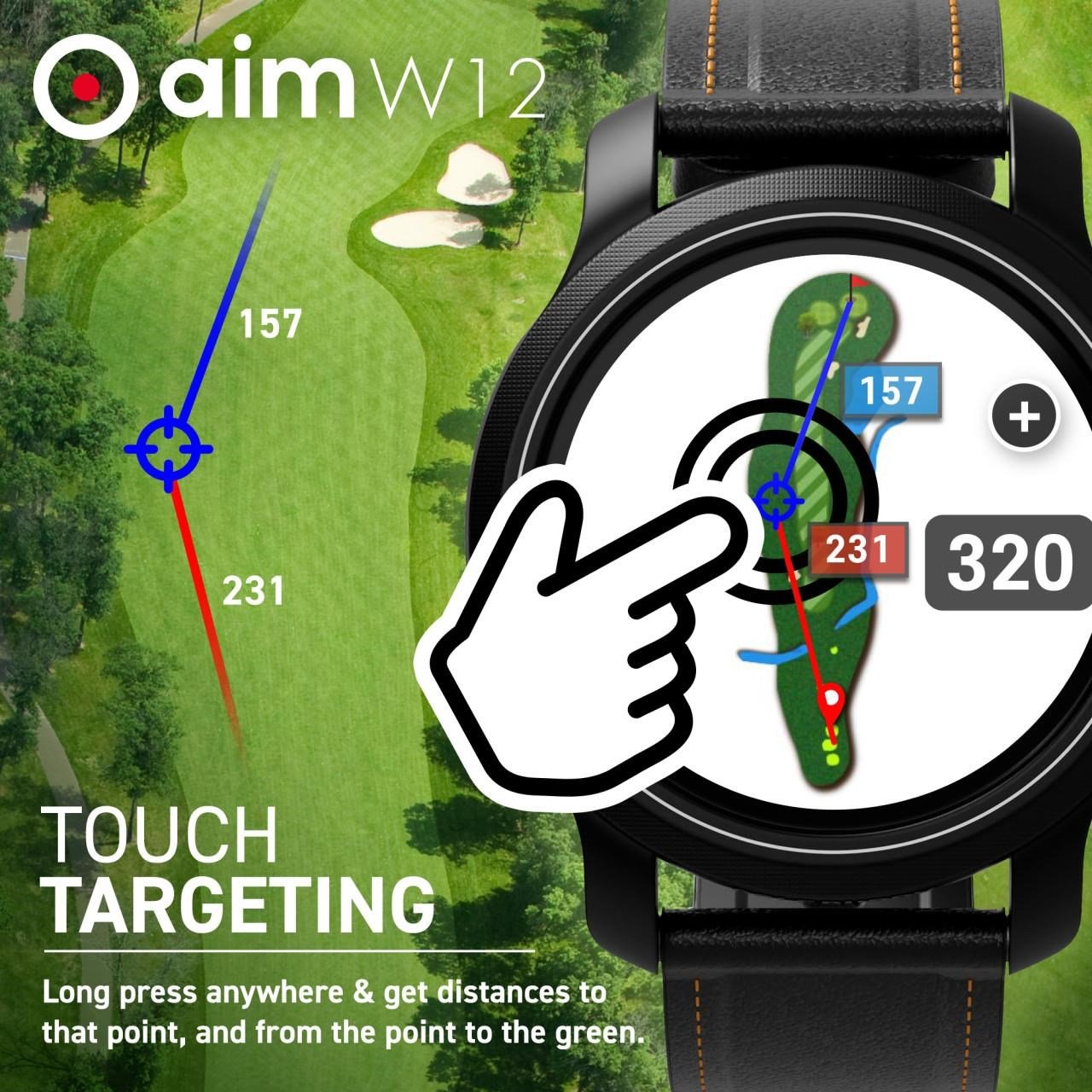 Golf Buddy aim W12 GPS montre de golf