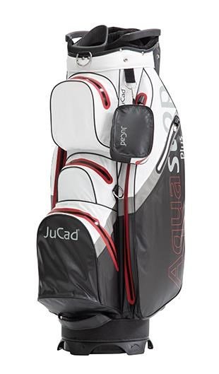 JuCad Aquastop Plus Facelift cart bag, noir/blanc/rouge