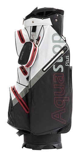 JuCad Aquastop Plus Facelift cart bag, noir/blanc/rouge