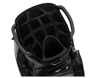 JuCad Aquastop Plus Facelift cart bag, noir/blanc/rouge