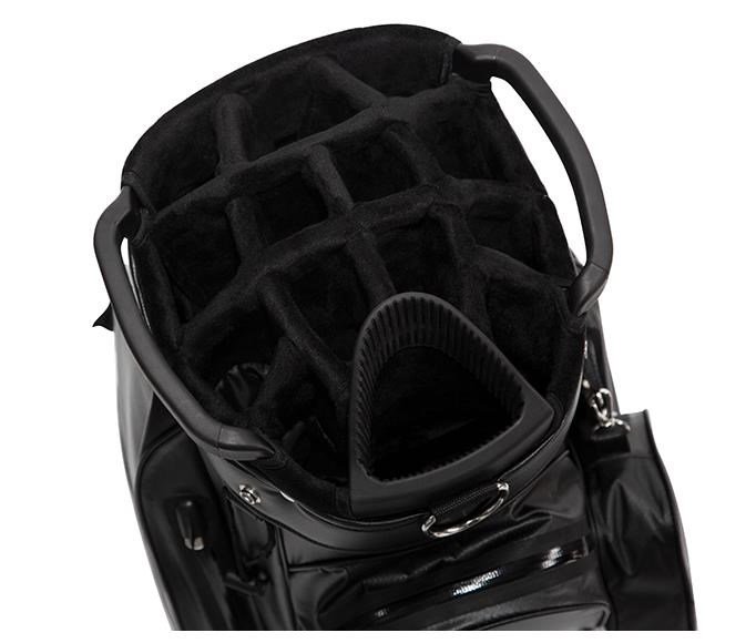 JuCad Aquastop Plus Facelift cart bag, noir/blanc/rouge