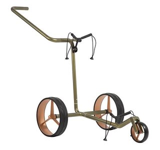 JuCad Carbon Verde Rosé chariot manuel, édition spéciale + sac de transport JTT