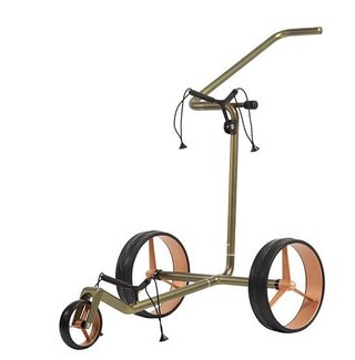 JuCad Carbon Verde Rosé chariot manuel, édition spéciale + sac de transport JTT