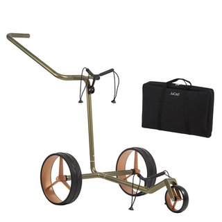 JuCad Carbon Verde Rosé chariot manuel, édition spéciale + sac de transport JTT