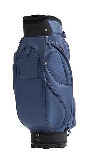 JuCad Style sac chariot, bleu foncé/aspect cuir