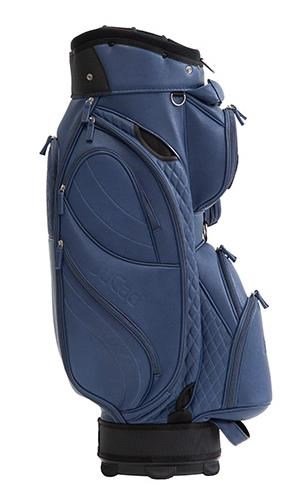JuCad Style sac chariot, bleu foncé/aspect cuir
