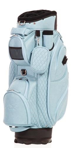 JuCad Style cart bag, bleu vif/aspect cuir