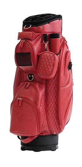 JuCad Style cart bag, rouge/aspect cuir