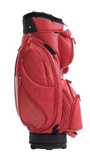 JuCad Style cart bag, rouge/aspect cuir