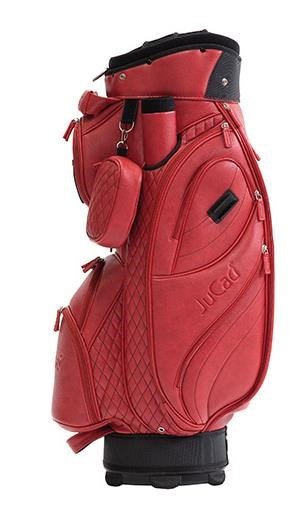 JuCad Style cart bag, rouge/aspect cuir