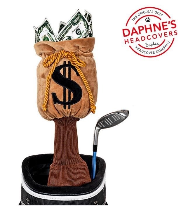 Daphne's Headcovers Daphne's driver headcover Money bag driver